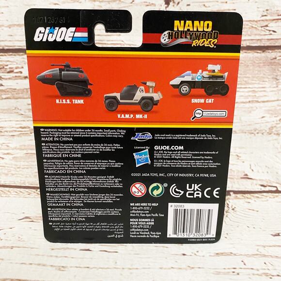 GI JOE Jada Nano Hollywood Rides 3 Pack - Picture 2 of 2